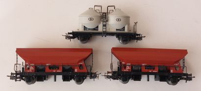MÄRKLIN set de (3) wagons SNCB (MB)
 - 2x...
