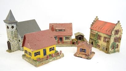 HORNBY écart O (attrib.) accessoires de gare...