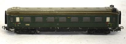 MÄRKLIN 346/1 voiture-voyageurs, verte, 2e...