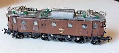 MÄRKLIN 3351 motrice allemande, 132, brune...