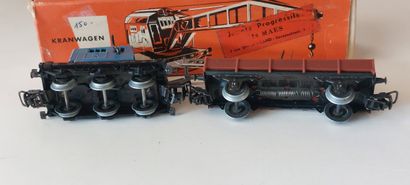 MÄRKLIN 3152 + un wagon plat