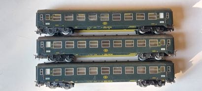 MÄRKLIN set de (3) voitures SNCB réf 4069.1,...