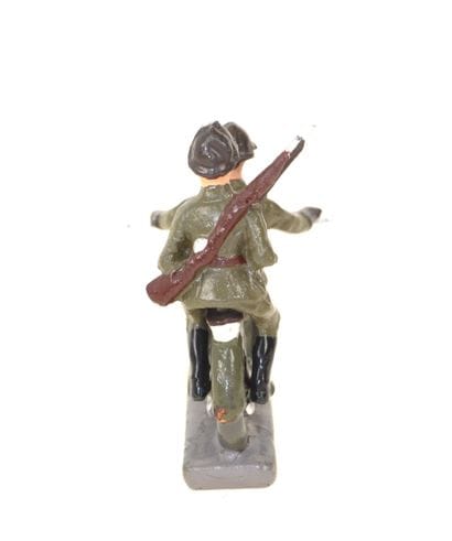 DURSO : Moto de l'armée Belge surmontée de...