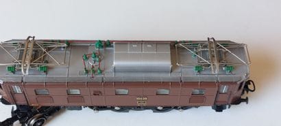 MÄRKLIN 3351 motrice allemande, 132, brune...