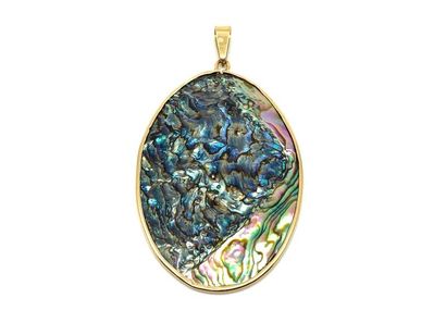 IMPORTANT pendentif en or jaune jaune 750°...