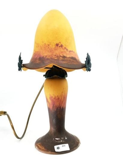 VERRE DE France (Xxeme)
Lampe champignon...