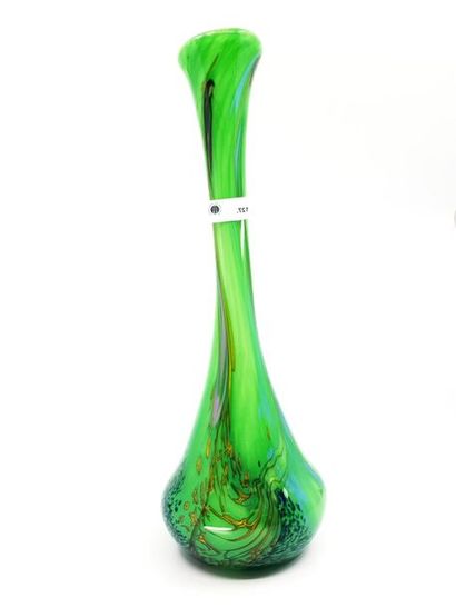 CRISTALLERIE des papes 
Vase balustre en...
