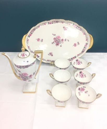 LIMOGES- AF
Service à café en porcelaine...
