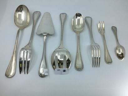 CHRISTOFLE 
Modèle Malmaison 
Ménagère en...