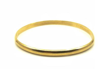 BRACELET jonc en or jaune 750° 
Poids : 22,16...