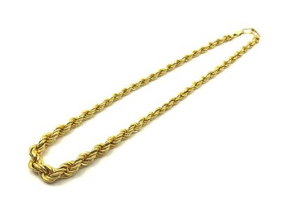 COLLIER maille torsadé en or jaune 750°
Poids...