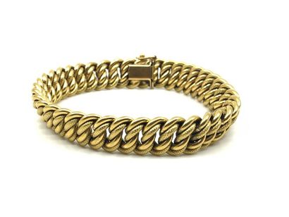 BRACELET maille américaine en or jaune 750°
Poids...