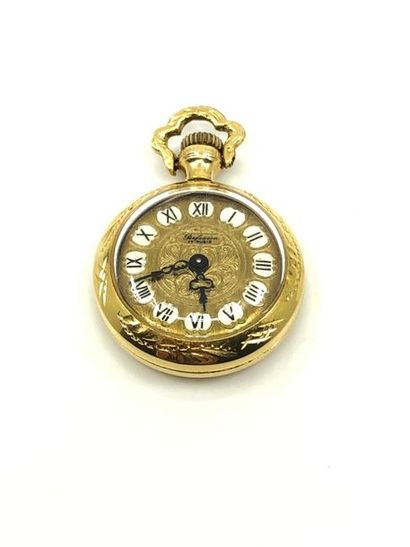 MONTRE de col en or jaune 750° 
Poids brut...