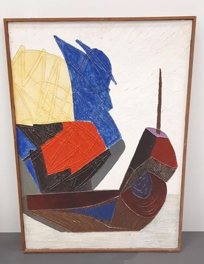 Emile GILIOLI (1911-1977)
BATEAUX - 1960
Huile...