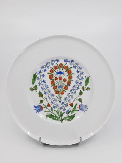 PORCELAINE D'AUTEUIL 
Service à poisson à...