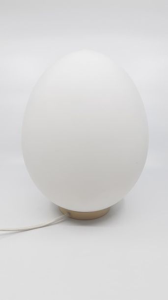 TRAVAIL MODERNE
Lampe en forme d'œuf en verre...
