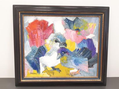 ODDOU (1911-2003)
Huile sur toile representant...