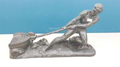 CYPRIANI Adolfo 1880-1930
Plâtre représentant...