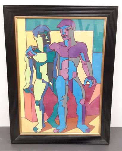 FELIX MASSE (1919-1981)
Gouache sur papier...
