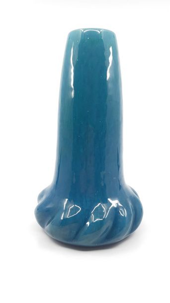 CLEMENT MASSIER 
Vase balustre en faience...