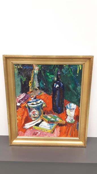 CERRANO Jacqueline (1920-2007) 
Nature morte...