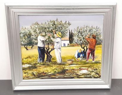 Gérard DEYMONAZ 
Huile sur toile représentant...