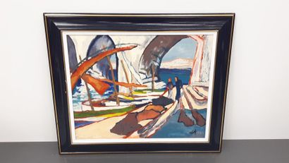 Jean Claude THIER-ROSTAING 
Huile sur toile...