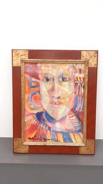 GOMEZ Miguel (1954) 
La Nova 
Huile sur toile...