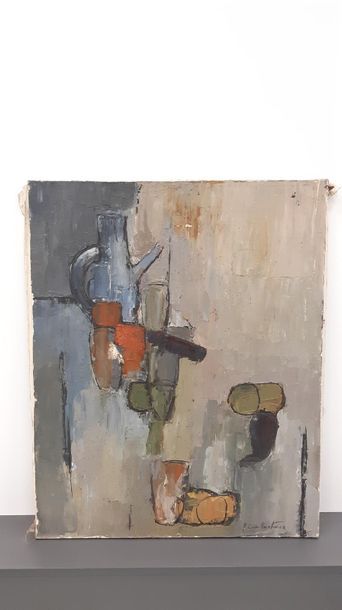 PANTAVIER ,
Nature morte au pichet
Huile...