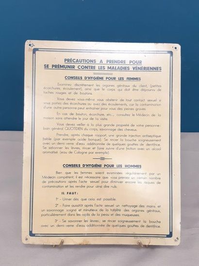 PLAQUE SERIGRAPHIEE 