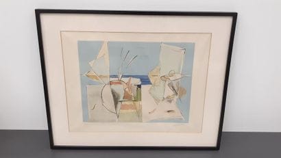 GER VAN VELD 
Méditerranée 
LITHOGRAPHIE...