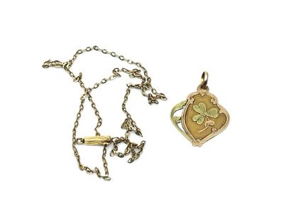 PENDENTIF 
En or deux tons 750°
On y joint...