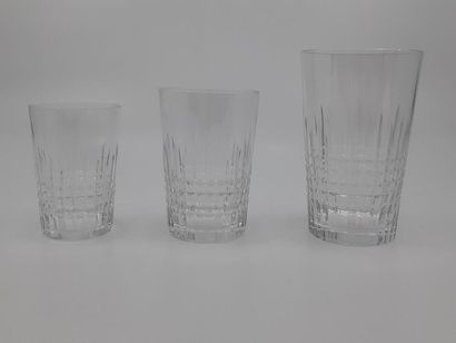 BACCARAT modèle Nancy 
DIX gobelets (grand...