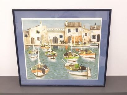 Eugène BABOULENE (1905-1994)
Vue de port...
