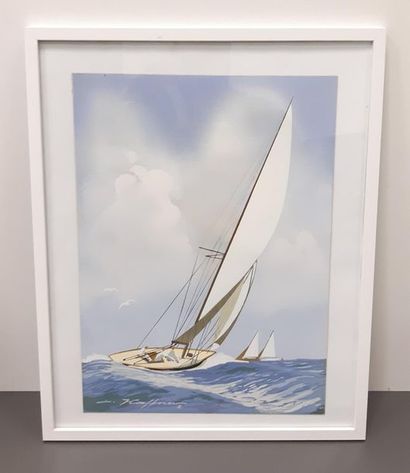 Leon HAFFNER (1881- 1972)
Lithographie représentant...