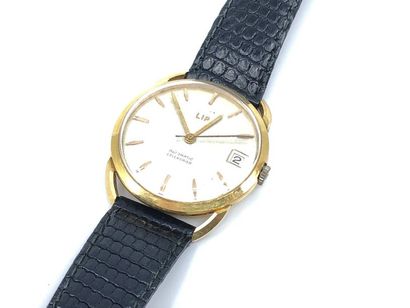 LIP 
Montre DE BRACELET, boitier en or jaune...