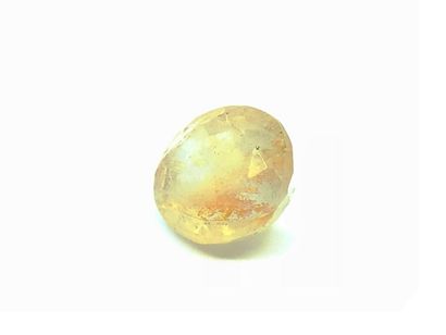 SAPHIR jaune 
de 7,10 ct