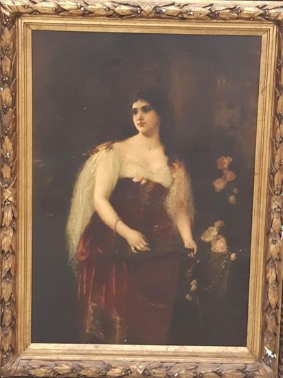Helene VON MUHLTHALER (1855-1933) 
Huile...