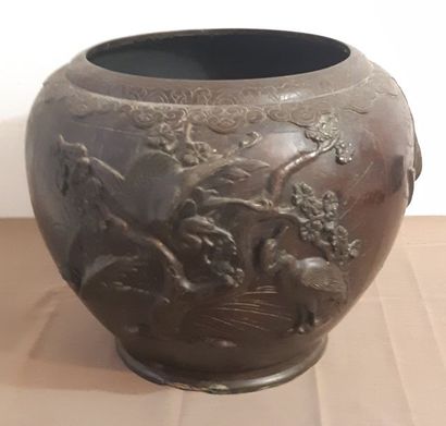 TRAVAIL ASIATIQUE DU XIXème SIECLE
Cache-pot...