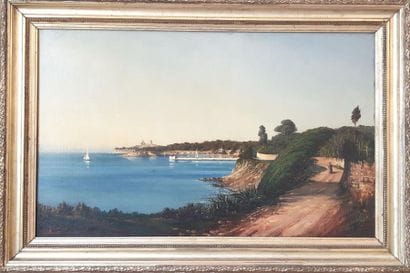 César MASCARELLI (1845-1904)
Rivage méditérranéen...