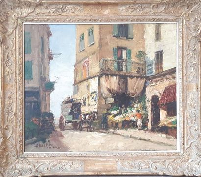 Alfred BASTIEN (1837-1955)
Un étalage en...