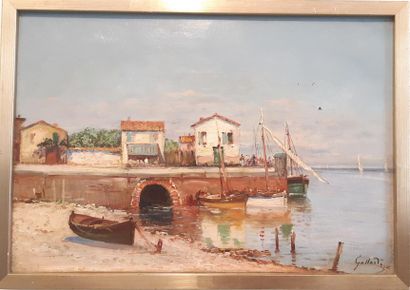 Pierre-Victor GALLAND (1822-1892)
Petit Port...