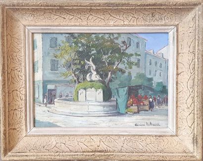 Denise LEBAUD (XXème siècle)
Fontaine Place...