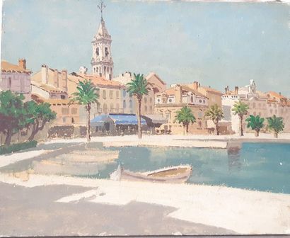 Claude NICAUD (attribuée à)
Port de Sanary...