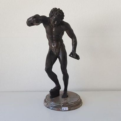 D'APRES L'ANTIQUE. Ecole Française XXème....