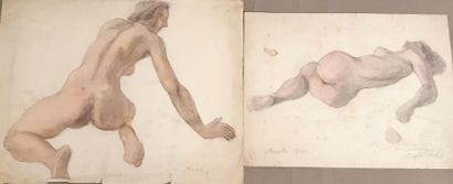 ODILON ROCHE (1868-1947)
Nu feminin
Deux...