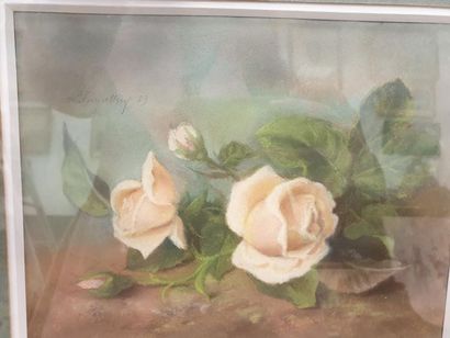 Louis GENSOLLEN (1834-1907)
Roses
Pastel...