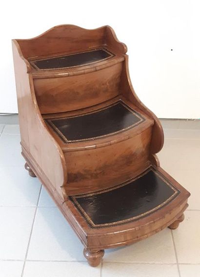 ESCALIER DE BIBLIOTHEQUE 
En bois à trois...