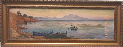 Olynthe MADRIGALI (1887-1950)
Barque de pêcheur...