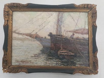 José TAGGIASCO (1885-??)
Tartanes au matin...